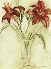 Cheri Blum Vase of Day Lilies III painting
